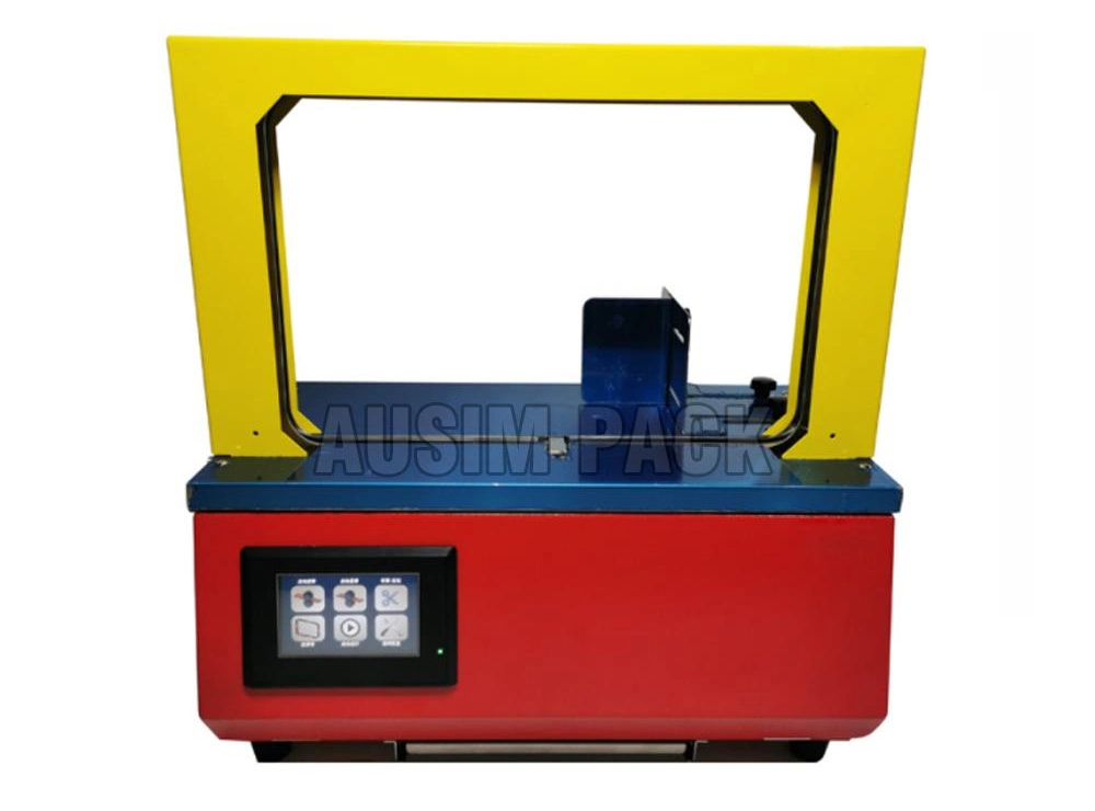 Move Free Easy Operate Strap Banding Fast Binding Machine, Vegetables Banding Machine in Supermarket Shop